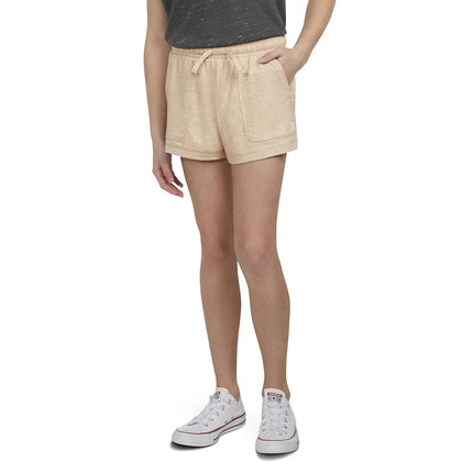 Hurley Girls' Soft Knit Pull on Shorts, Khaki, 6X