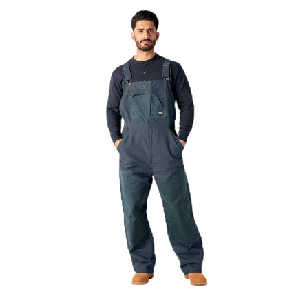 Peto Dickies para mujer de lona encerada de ajuste relajado, azul fuerza aérea, talla extragrande
