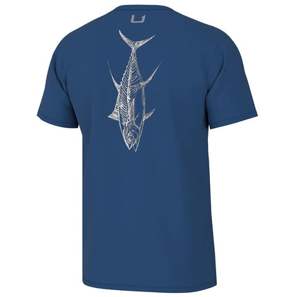 HUK Men's Fishing Graphic Tee, Performance Short S