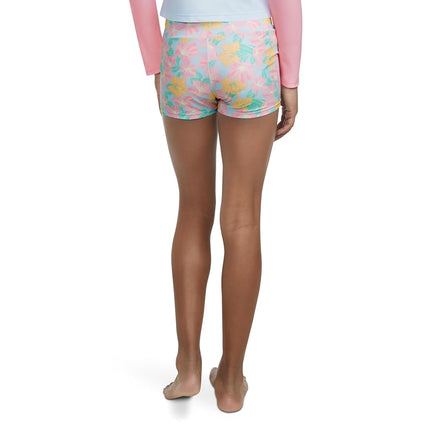 Pantalones cortos de baño Hurley para niña, verde Aurora, talla extragrande