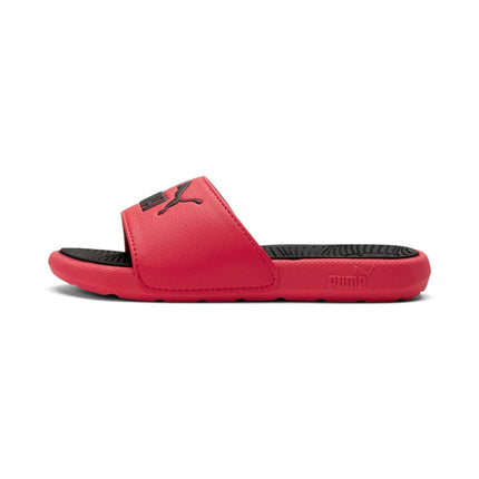 PUMA Unisex-Child Cool Cat Sandals Slides Sport, For All Time Red-puma Black, 12 Little Kid