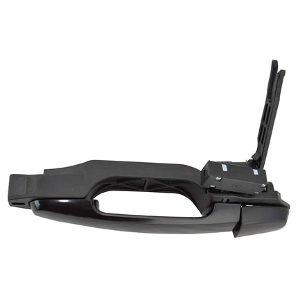 TRQ Exterior Door Handle Black Rear LR Driver Side for 02-06 Camry Corolla