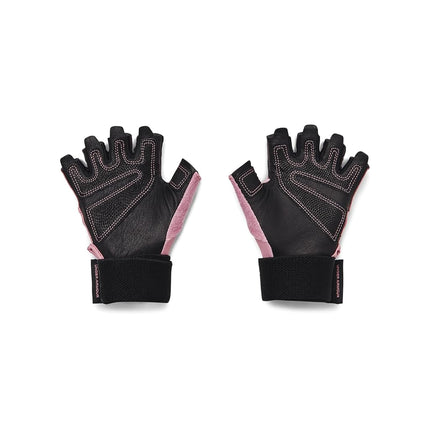 Under Armour 1369831-697-LG Women's Weightlifting Gloves Training Gloves, Pink, L