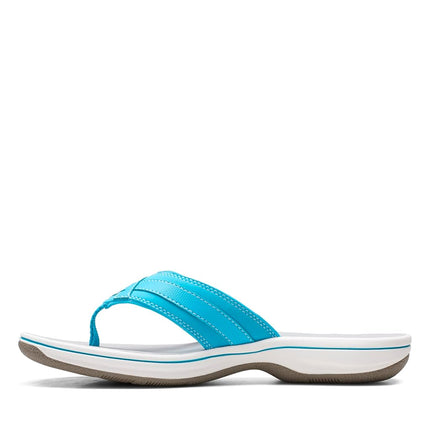 Clarks Women's Breeze Sea, Aqua Synthetic, 2.5 UK