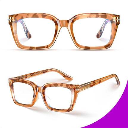 VISOONE Progressive Multifocal Reading Glasses Spring Hinge Blue Light Blocking for Women and Men readers 1.5x