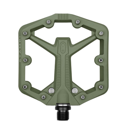 Crankbrothers Stamp 1 Version 2 MTB Pedal, Small Green