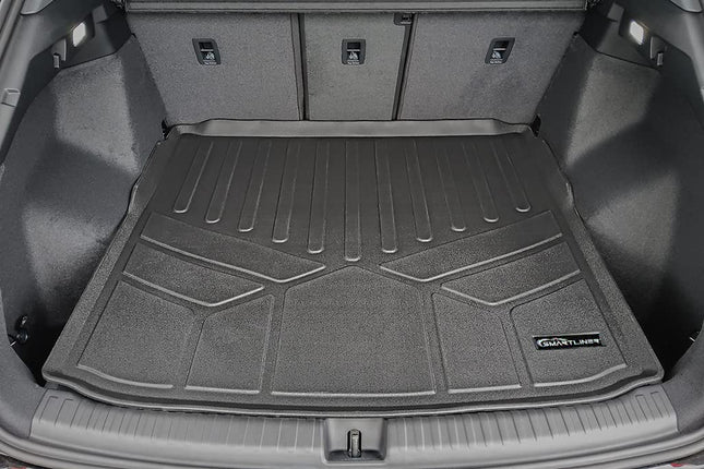 SMARTLINER All Weather Custom Fit Black Cargo Floor Mat Liner Compatible with 2022-2024 Audi Q4 e-tron/ Q4 Sportback e-tron