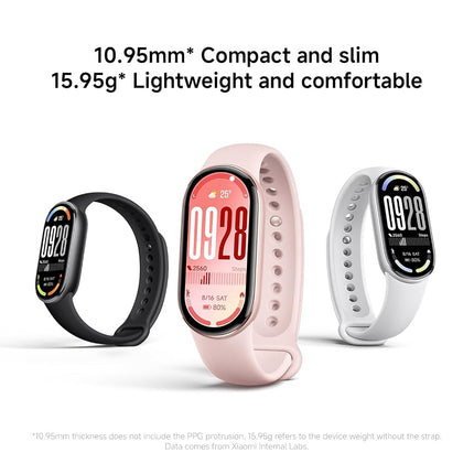 Xiaomi Smart Band 10, Fitness Tracker for Men Women, 21 Days Battery,Silver