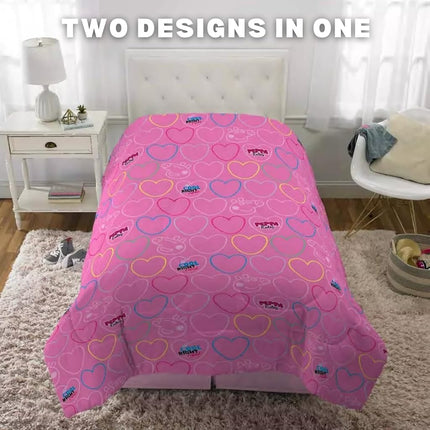 Franco Peppa Pig Parure de lit pour enfant, en microfibre ultra douce et réversible, taille simple (produit sous licence officielle)
