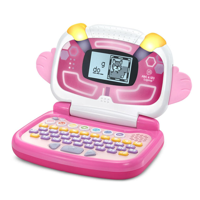 Computadora portátil ABC y 123 LeapFrog, rosa