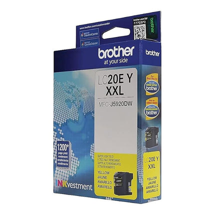 Brother LC20EY ink cartridge Original Yellow 1 pcs