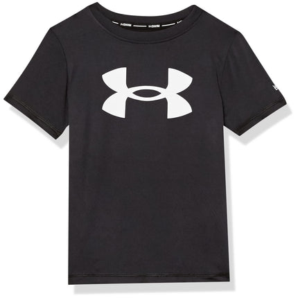 Under Armour Boys Short Sleeve Rashguard, Black SP
