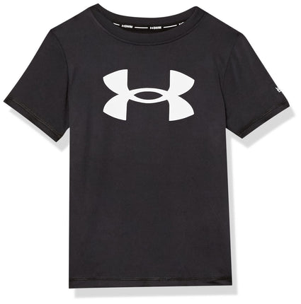 Under Armour Boys Short Sleeve Rashguard, Black SP