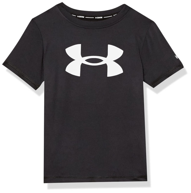 Under Armour Boys Short Sleeve Rashguard, Black SP
