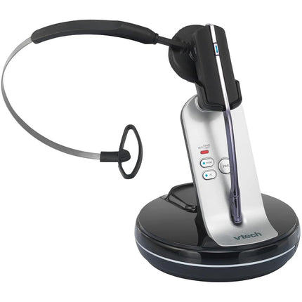Auriculares inalámbricos DECT convertibles de oficina VTech VH6210, compatibles con softphone, para teléfonos fijos de empresas
