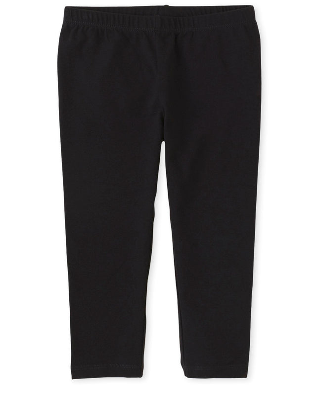 The Children's Place,Fille,Legging Capri Lots quotidiens,Paquet de 4 Noir/Gris/Indigo/Blanc,XXL