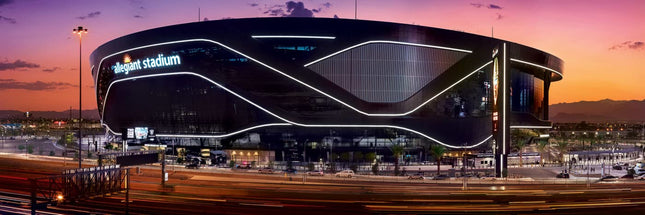 Masterpieces 1000 Piece Sports Jigsaw Puzzle - NFL Las Vegas Raiders Stadium Panoramic - 13"x39"
