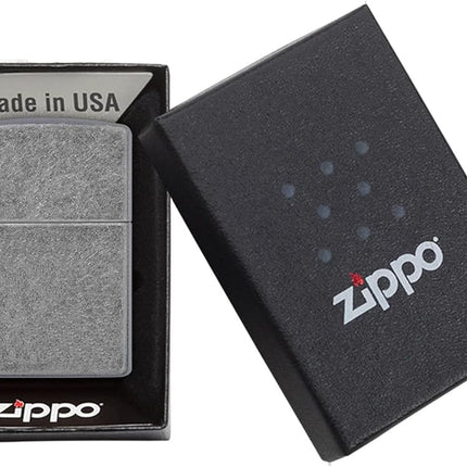 Zippo Adult-Unisex 121FB Classic Antique Silver Plate Lighter