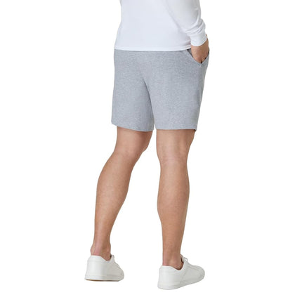 Hanes Men's Jersey Short with Pockets, Light Steel, Medium