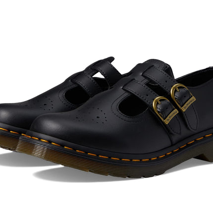 Dr. Martens Women's Vegan 8065 Mary Jane Flat, Bla