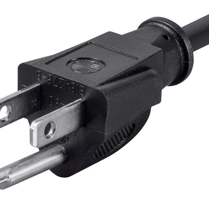 Monoprice 105289 1-Feet 14AWG Power Cord Cable with 3 Conductor PC Power Connector Socket, Black