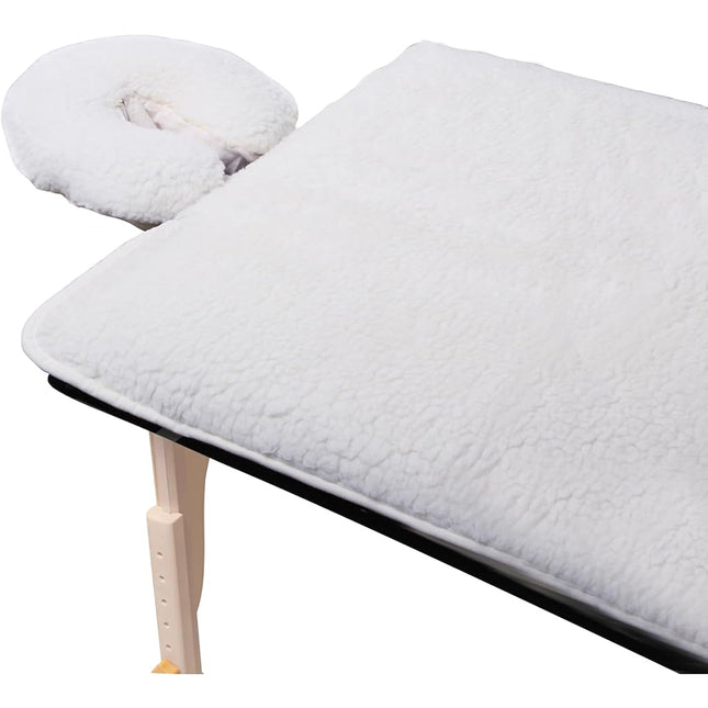 ForPro Premium Fleece Massage Pad Set, Natural, Ex