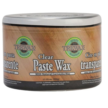Trewax Paste Carnauba Wax, Clear, 12.35-Ounce, Ideal on Hardwood Floors, Fine Furniture, Granite, Marble and Bronze, Multi, 12.35 Ounce (Pack of 1)