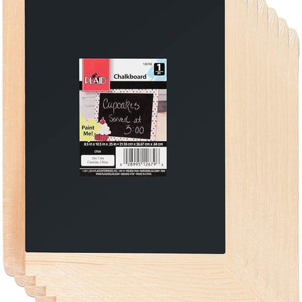 Plaid Enterprises Double Sided Framed Chalkboard, 