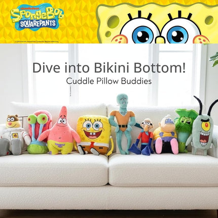 Franco Collectibles Spongebob Mermaid Man Bed Set, Super Soft and Cozy Decorative Pillow (Official Licensed Product)