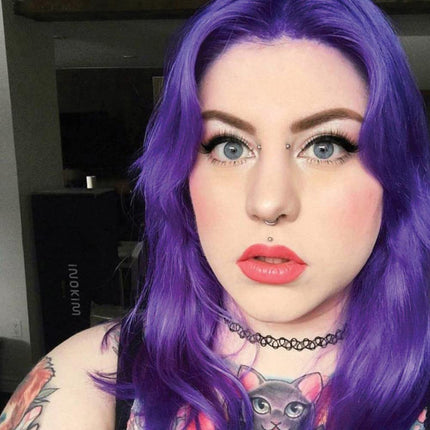 MANIC PANIC Classic Ultra Violet Semi Permanent Hair Color - Blue-Toned Purple Hair Dye for Women & Men That Lasts 4-6 Weeks - Vegan, Ammonia & Cruelty-Free - Create & Mix Custom Shades (4oz / 3pk)
