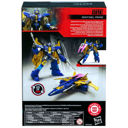 Transformers Toys Studio Series Voyager Class Transformers One Sentinel Prime 6.5-inch Converting Action Figure, Robot Toys, 8+