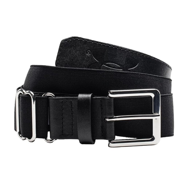 Under Armour Boys' Baseball Belt, Black/Black, One Size