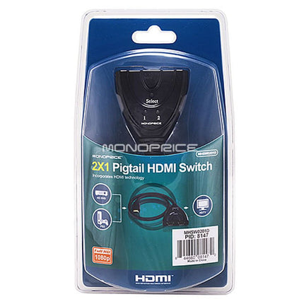 Conmutador HDMI de coleta Monoprice 108147