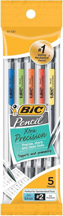 BIC - Porte-mine Xtra Precision Pointe Fine 0,5 mm - Paquet de 5