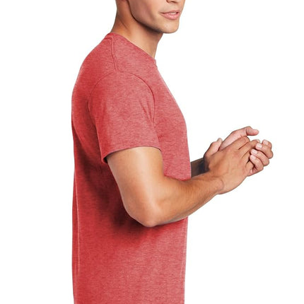 Gildan. Heather Sport Scarlet Red. L. 8000. 00191675023323