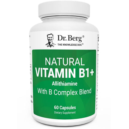 Dr. Berg Natural Vitamin B1 B6 B12 Complex - Allit
