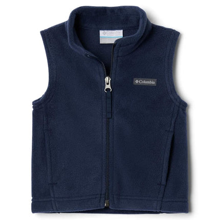 Columbia Chaleco polar Steens MTN para niños pequeños, azul marino universitario, 4T