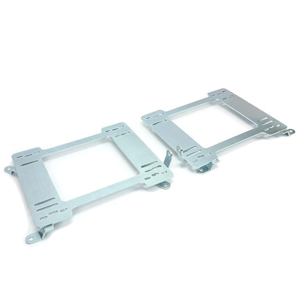 ALMULOO Seat Mount Bracket Compatible with 1992-1999 BMW 3 Series E36 Coupe Replacement Driver and Passager Side Steel Zinc-Plated Silvery