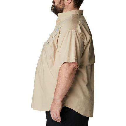 Columbia Men's Standard Bonehead SS Shirt, Fossil, X-Small, Fossil, XS