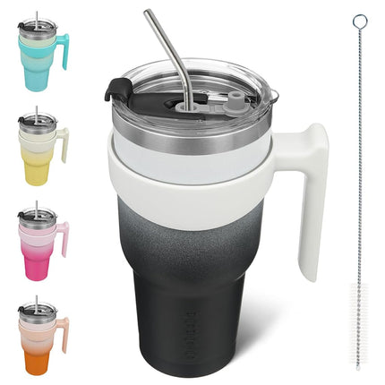 BJPKPK Tumbler with Handle and Straw 40 oz Insulat