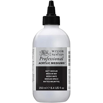 WN Acrylic Matt Medium 250 ml, ACFAMM250,Transpare