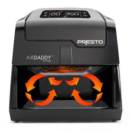 Presto 03422 Digital AirDaddy 4.2-Quart Electric Air Fryer, 4.2qt, Black