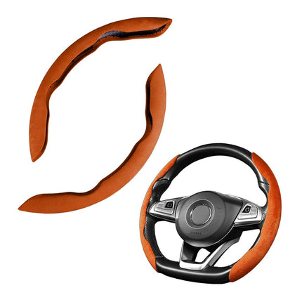 LoyaForba 15 Inch Car Steering Wheel Cover, Segmen