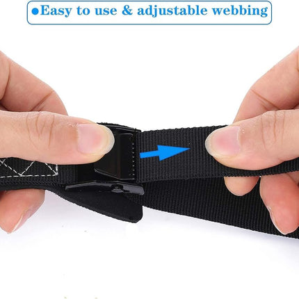 MOOCY Lashing Straps with Buckles,Adjustable Kayak Tie Down Straps Padded Cam Buckle Cargo Strap,Roof Rack Cinch Strap for Cargo, Luggage, Motorcycles, Truck, SUV, Car Roof Rack,SUP Surfboard