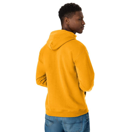 Hanes Men's pullover Hoody, Gold, M UK