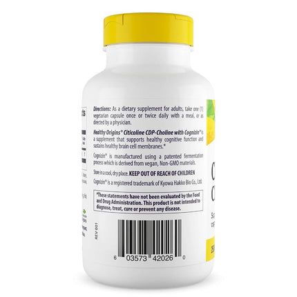 Healthy Origins Cognizin Citicoline 250 MG, 150 Count