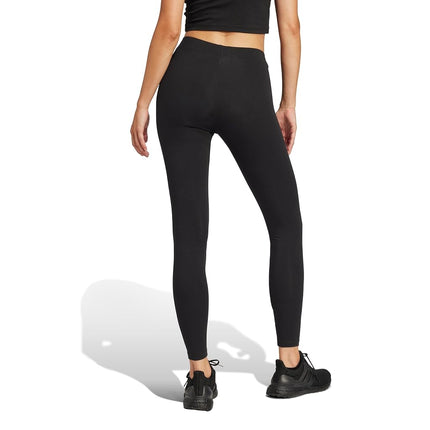adidas Women's Essentials Linear Cotton Leggings, Warm Tone/White, XL