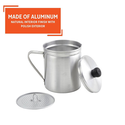 IMUSA USA Distributeur de graisse en aluminium, 1,5 pinte, argent