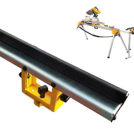 deawater 1pcs Soporte/Tope de material para sierra ingletadora, Soporte auxiliar de banco ancho para sierras ingletadoras DEWALT DW7029 DE7029-XJ