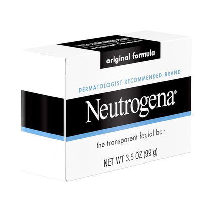 Neutrogena The Transparent Facial Bar Original Formula, 3.50 Oz Pack Of 3